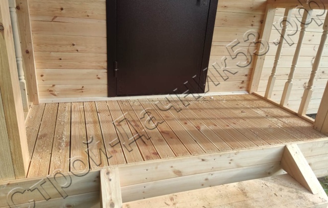 4 Каркасно-щитовой дом Д-59, 6x6м, 69.8 М², Московская область, Шаховской район, деревня Рябинки (24)